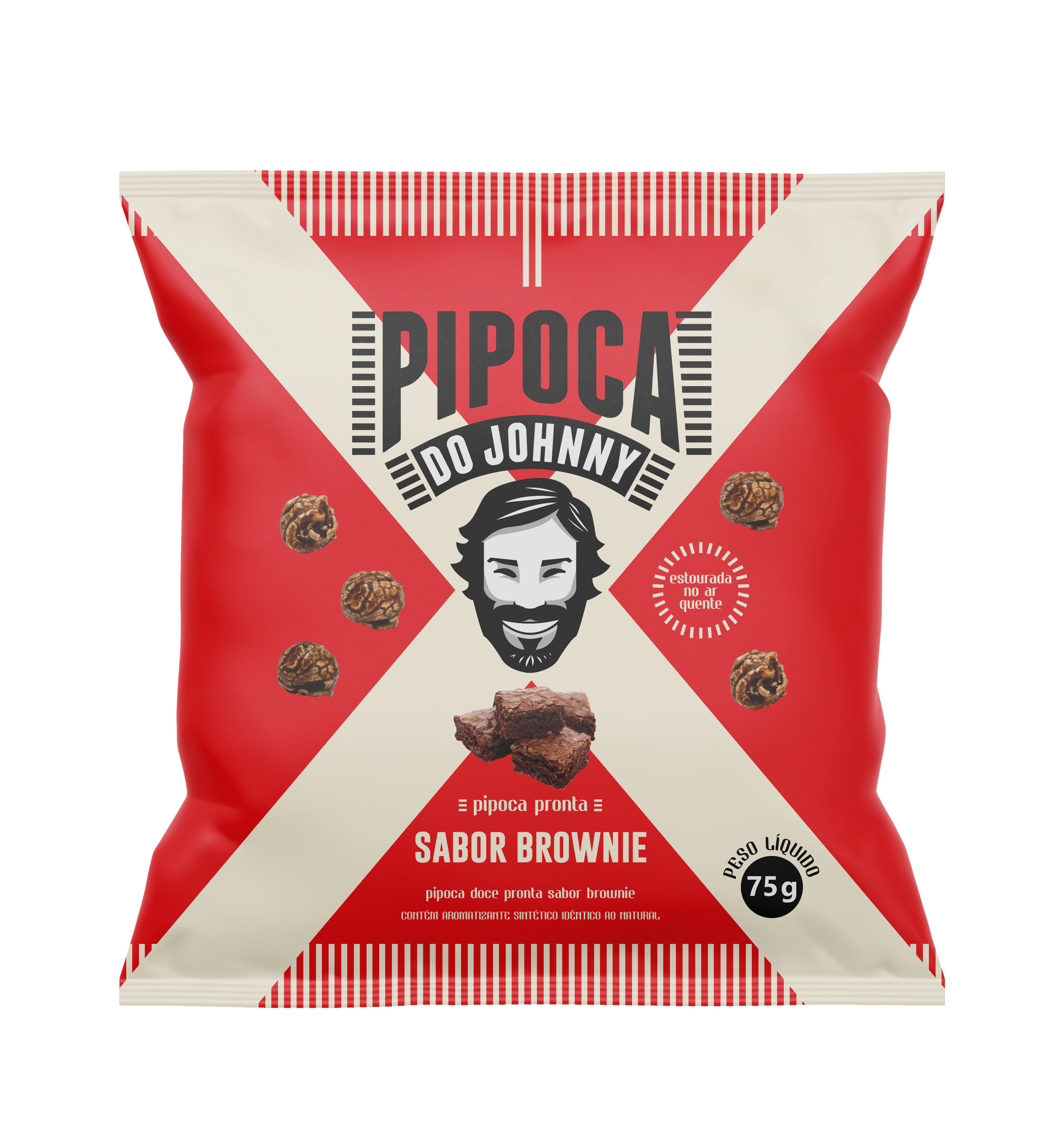 Pipoca Brownie Pipoca do Johnny